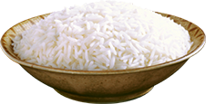 Bild von Basmati Reis in einer Schale